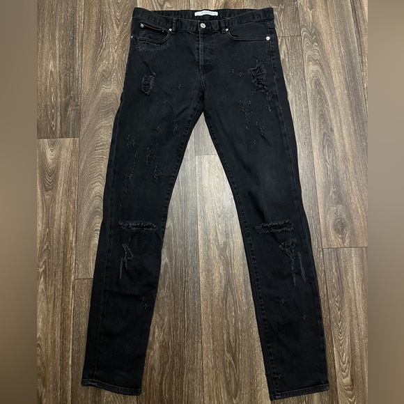 Givenchy Paris Distressed Slim Fit Jeans 34x34